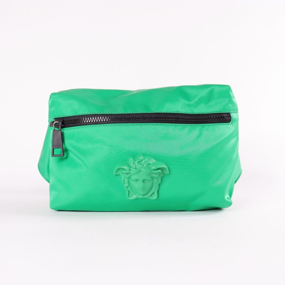 AUTHENTIC VERSACE NYLON PALAZZO MEDUSA BELT BAG